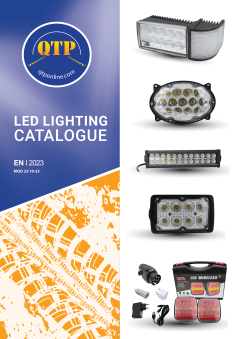 Arbejdslygte LED Oval Sidebeslag og Pedestalbeslag 4400 Lumen med 35mm og 32mm Drejehoveder